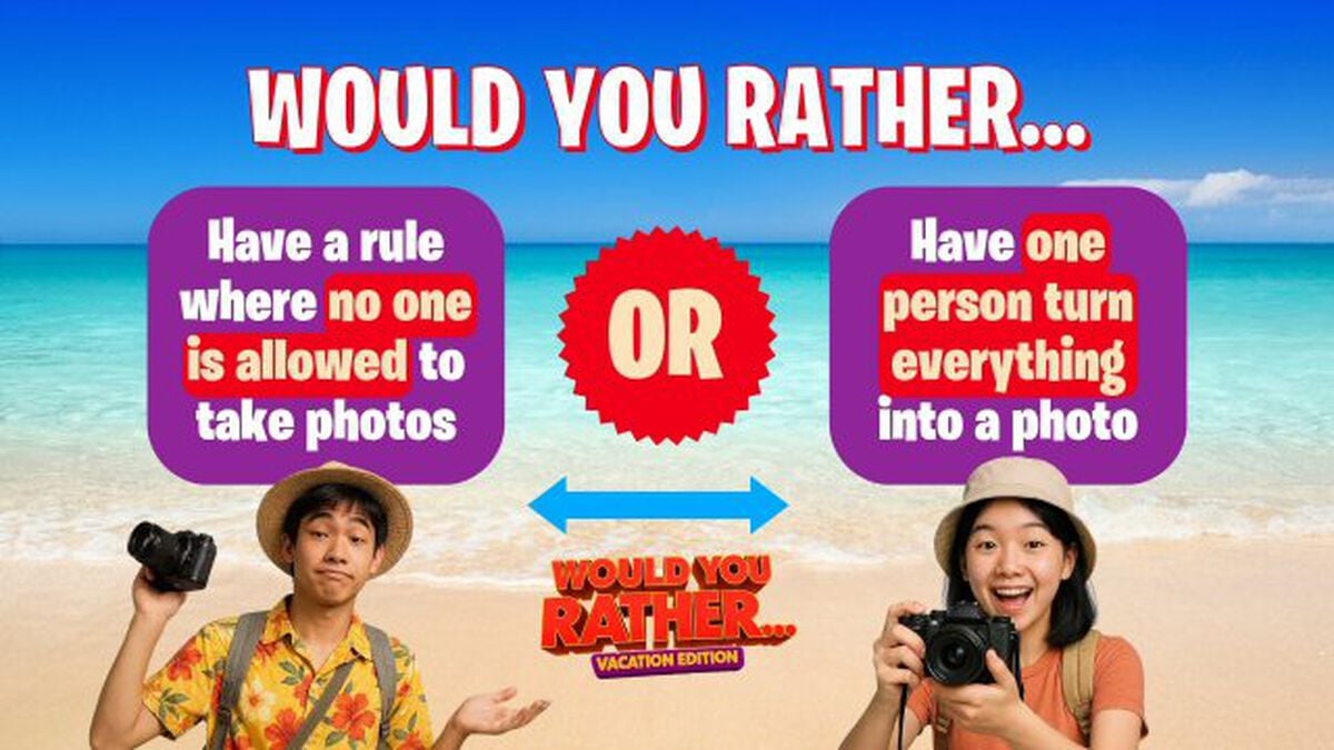 Would You Rather: Vacation Edition image number null